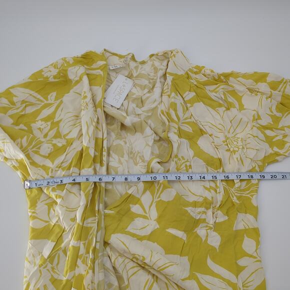 L*Space Pfeiffer Cover-Up Wrap Dress In Havana Blooms L - Picture 4 of 8